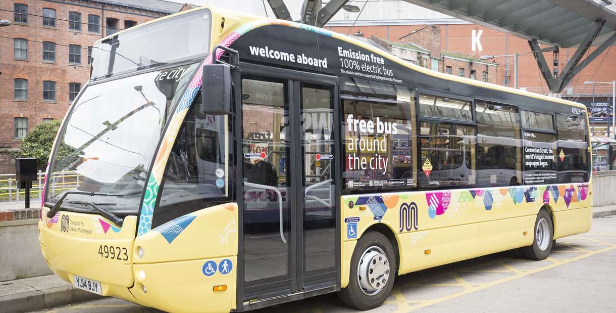 Manchester Free Bus Map Free Bus - Visit Manchester