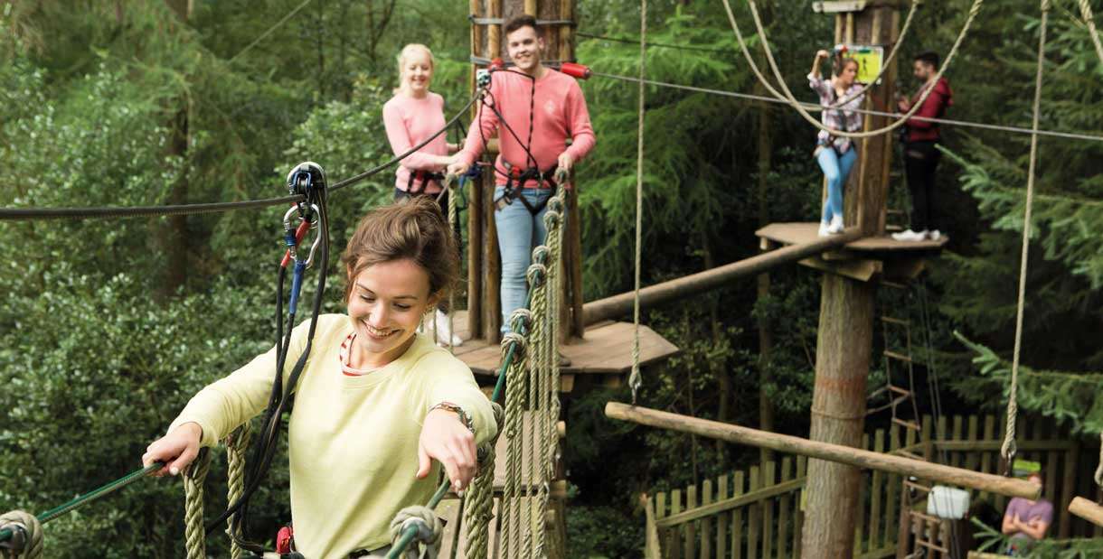 Go Ape Tree Top Adventure Buxton Visit Manchester