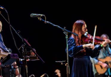Musicians on stage