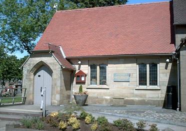 The crematorium at Middleton Cemetery.