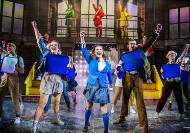 Heathers The Musical: actors on stage