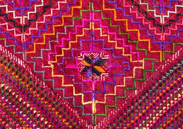 Image: Detail of dress from Ramallah, early 20th century.
