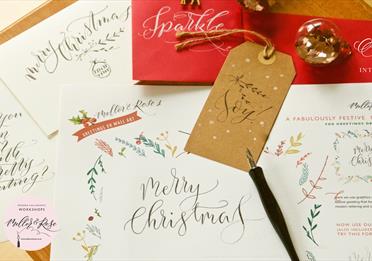 Christmas caligraphy