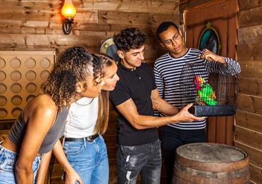 Inside one of the Escape Reality escape rooms