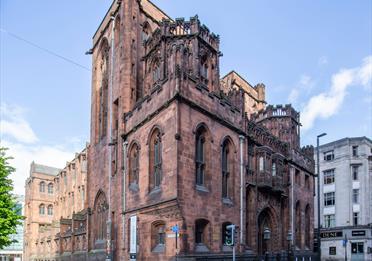Exterior View Of The John Rylands Library From Deansgate, Manchester © Peter N. Lindfield