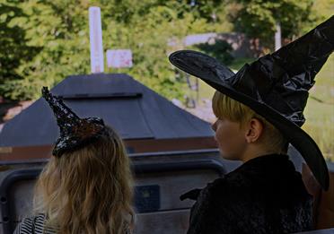 Children in Halloween Costumes