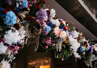 Flower arrangement for Manchester Flower Show