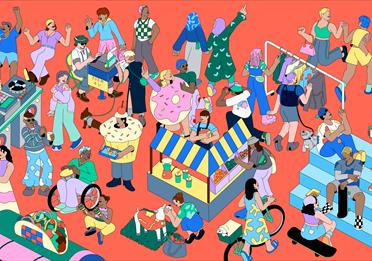 The Welcome - illustration by Jiaqi Wang