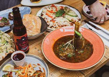 A selection of dishes at Delhi House Cafe