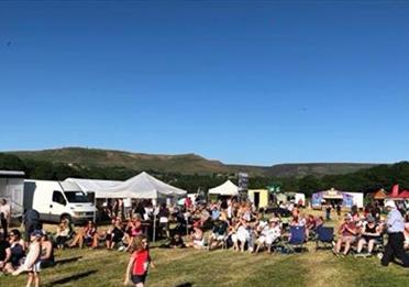 Photo of people at the show