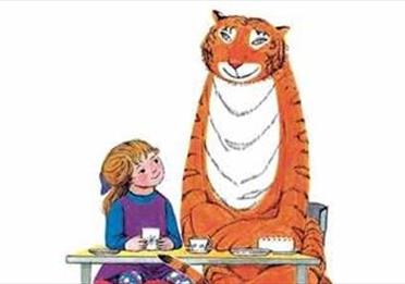 Illustration of the Tiger who came to Tea