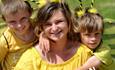 Family in bee costumes