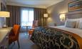 Double bedroom inside The Clayton Hotel Manchester Airport