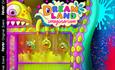 Colorful poster with friendly monsters: Dreamland Imaginarium