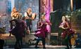 Dancers on stage at Fairytale of New York