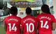 Football fans in the National Football Museum