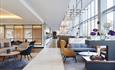 Hyatt House Manchester reception and lobby area