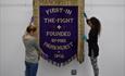 Women’s Social and Political Union banner