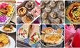 Collage of food photos from Crowds at The Night Market