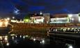 Waterside Arts at night