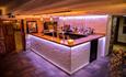 Well-lit bar in the South Causey Inn
