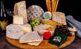 Selection of cheeses
