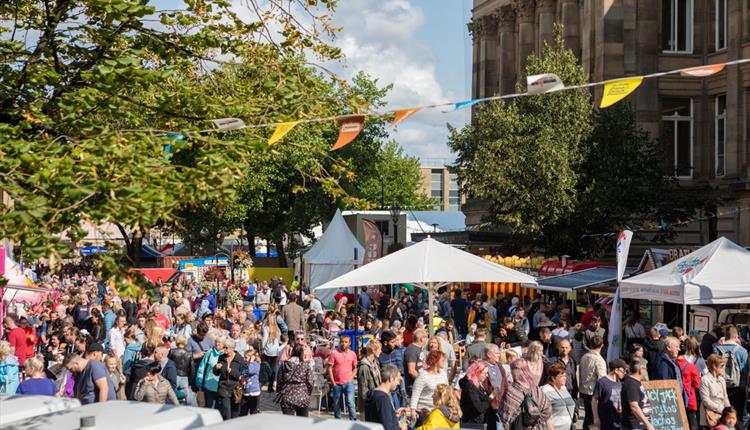 Bolton Food and Drink Festival crowds