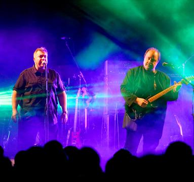 Steve Rothery on the stage