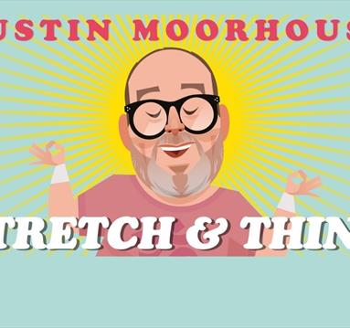 Cartoon drawing: Justin Moorhouse - Stretch and Think