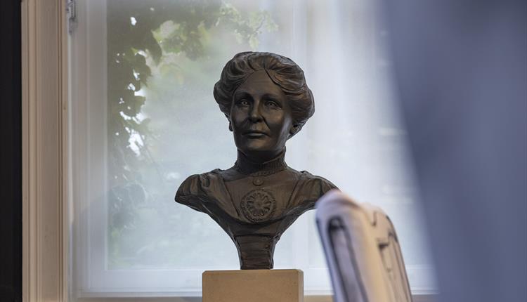 Bust of Emmeline Pankhurst