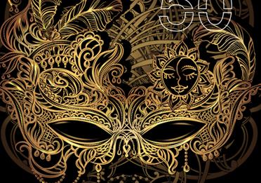 Decorative theatre mask