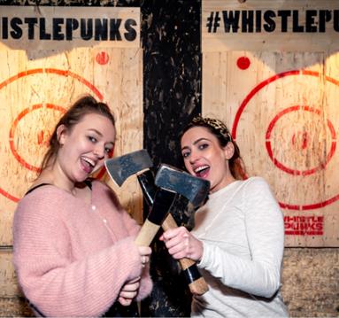 Whistle Punks Axe Throwing