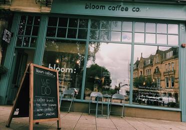 Bloom Coffee Shop in Bury Town Centre