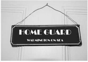wall sign for the Home Guard