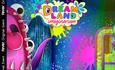 Colorful poster with friendly monsters: Dreamland Imaginarium