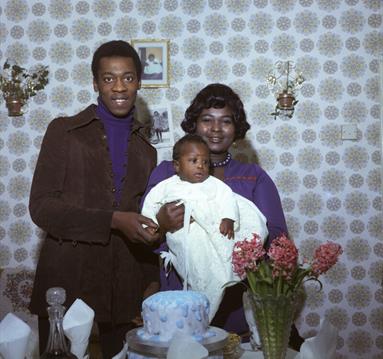Image: Neil Kenlock, Brixton, Untitled, Family Christening portrait, 1972-74
