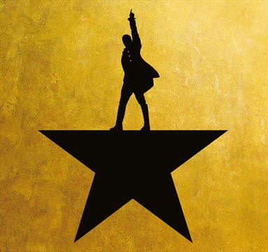 Hamilton Manchester - yellow poster with a star