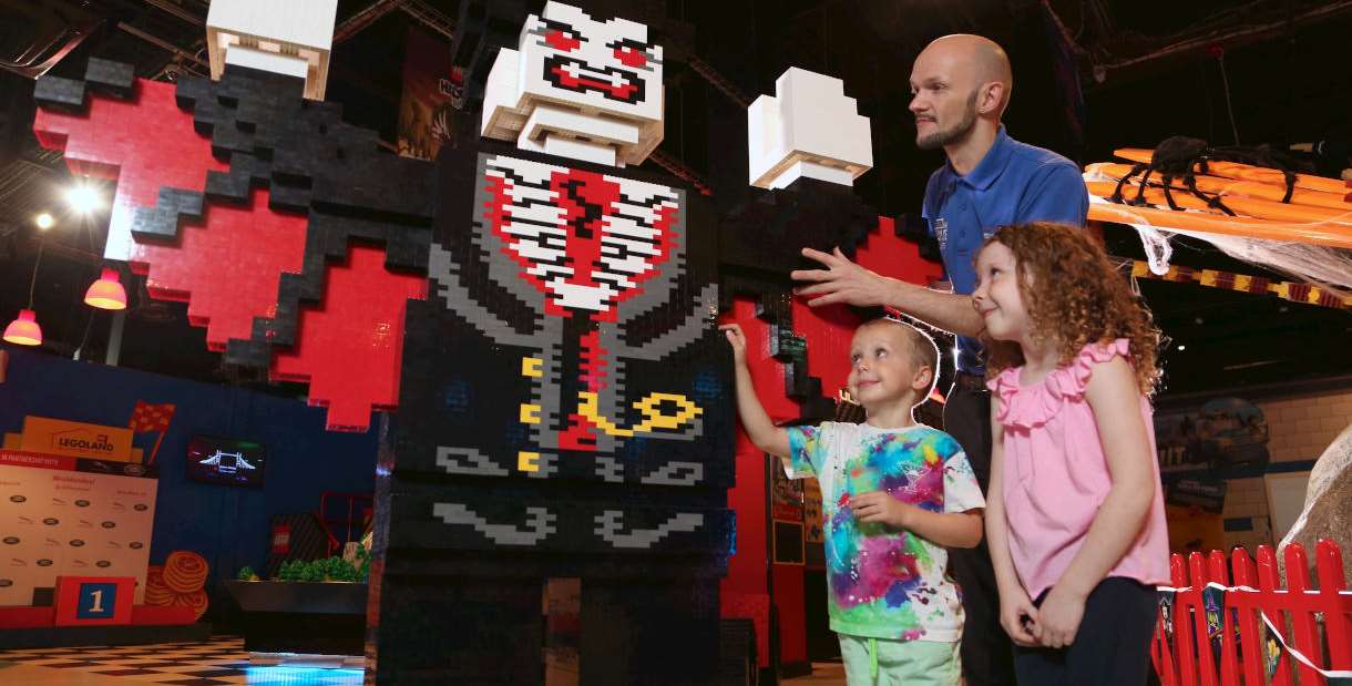 Lego vampire at Brick or Treat @ LEGOLAND® Discovery Centre