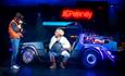 Marty McFly and Doc Brown in Back to the Future the Musical at the Manchester Opera House