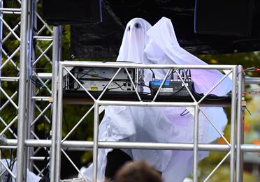 Ghost DJ at Halloween in the City
