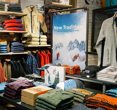 Inside the Patagonia store on King Street