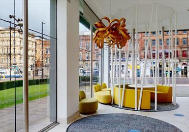 Indoor office space at Manchester One
