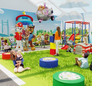 Paw Patrol zone at The Nickelodeon Experience Manchester