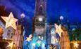 Stars lighting St mary's church
