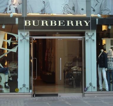 The front of the Burberry store in Manchester.