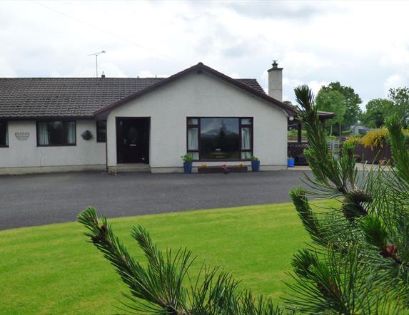 Outside view of house and garden