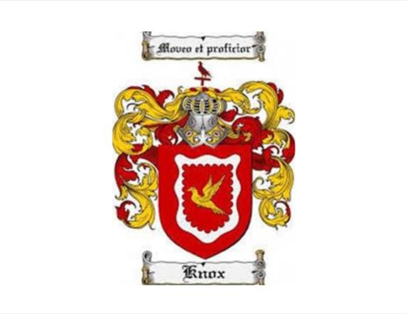 Image of the crest of the Knox family