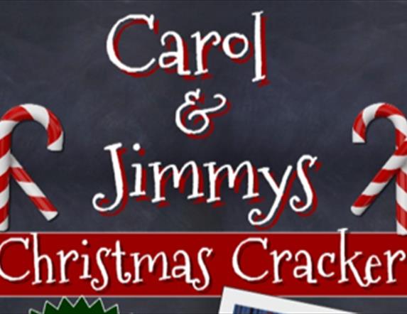 Poster promoting Carol and Jimmys Christmas cracker
