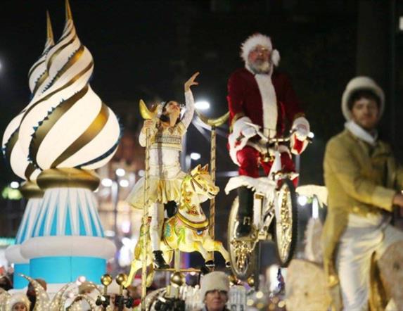 Dungannon Christmas Pageant during the Christmas lights switch on