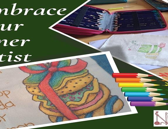 A Festive Day of Colour & Stitching  Come along to Hill of The O'Neill and Ranfurly House on 8 November for a calming and creative one-day workshop wh